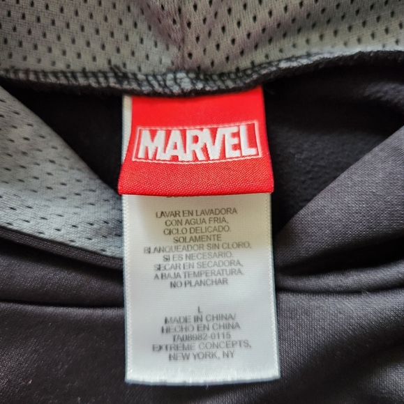Marvel Kids Avengers Black Hoodie, Size L - Picture 4 of 6